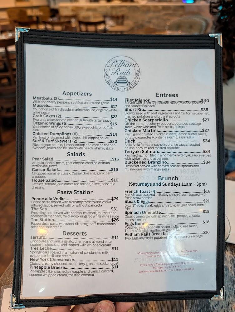 The Rail House Menu image 2